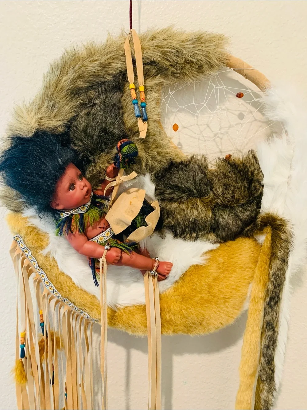 Duck House Heirloom Dolls Collection Native American Dream Catcher